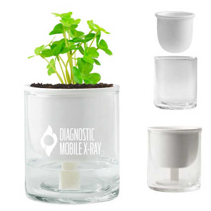 Add Your Logo: Self-Watering Planter